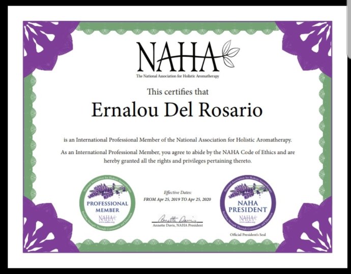 Certified aromatherapist philippines